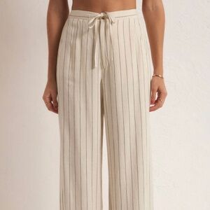 Z Supply Cream Wide Leg Pants